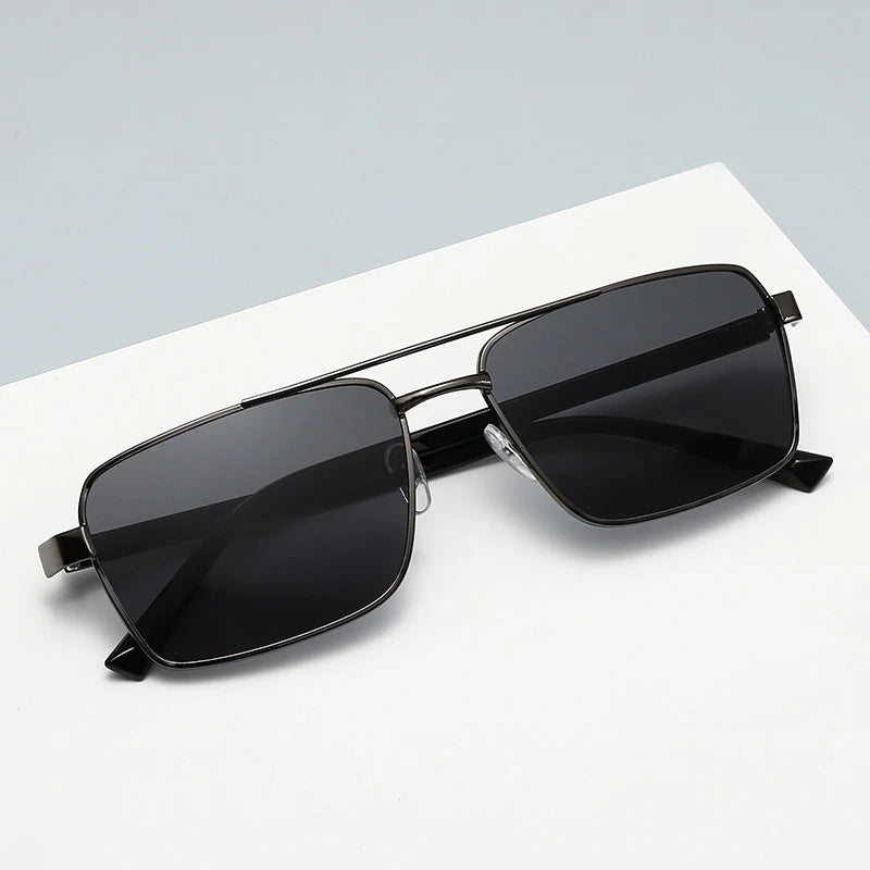 Square Sunglasses For Men Women Fashion Classic Retro Vintage Trend Design Brown Lens UV400 Sun Glasses Male Female Eyewear 2026