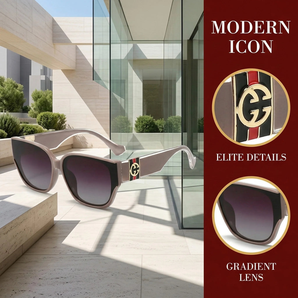 Sunglasses, simple and versatile, for both men and women, high-end style, new vintage fashion glasses, trendy