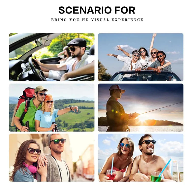 Fashion sunglasses polarizing sunglasses for driving driving light uv sunglasses Riding night-vision Glasses Vacation Sunglasses