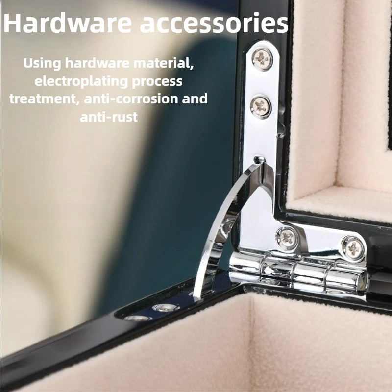 Wood Multi-layer Glasses Storage Box Lockable Glasses Storage Boxes Women's Sunglasses Organizer Container Trinket Display Case