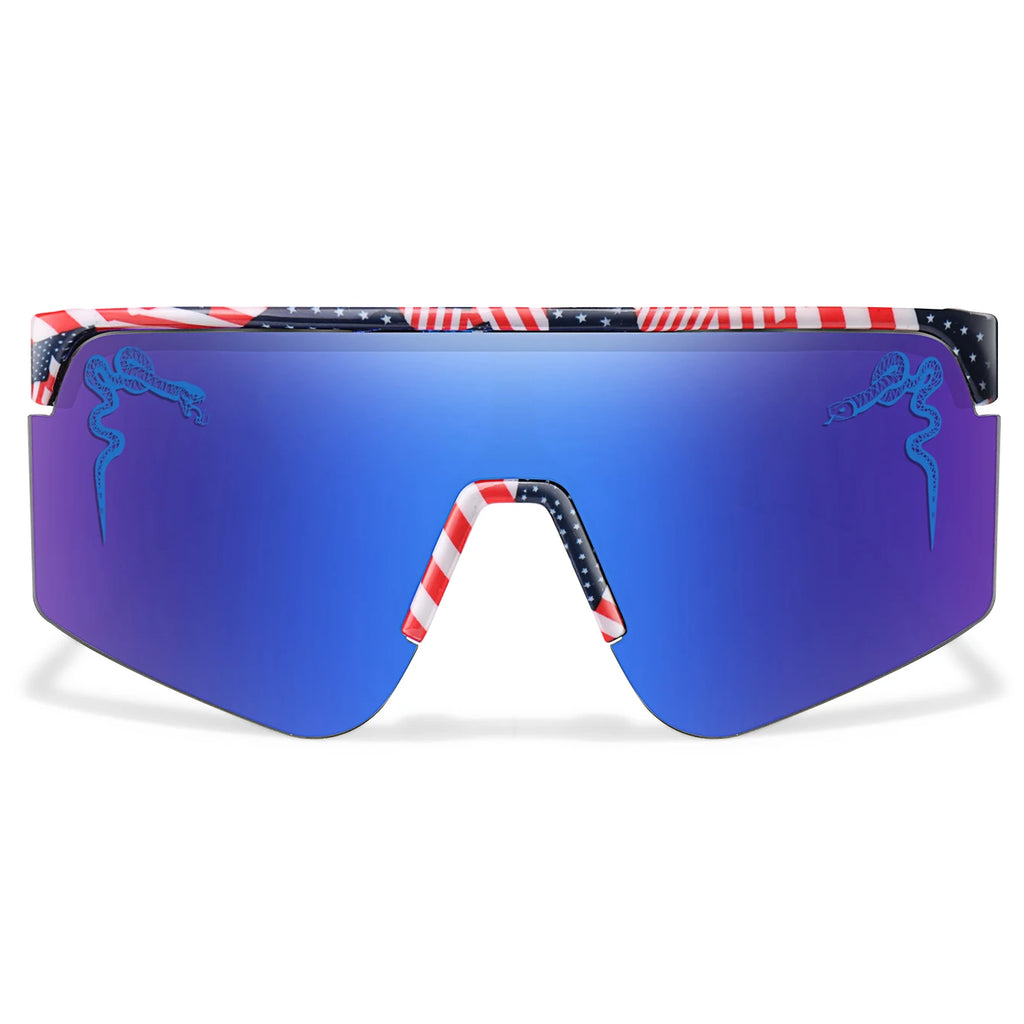 Men Women's Cycling Sunglasses  Large Lens Windproof UV400 Eyewear Outdoor Sports Running Climbing Bicycle Mtb Glasses