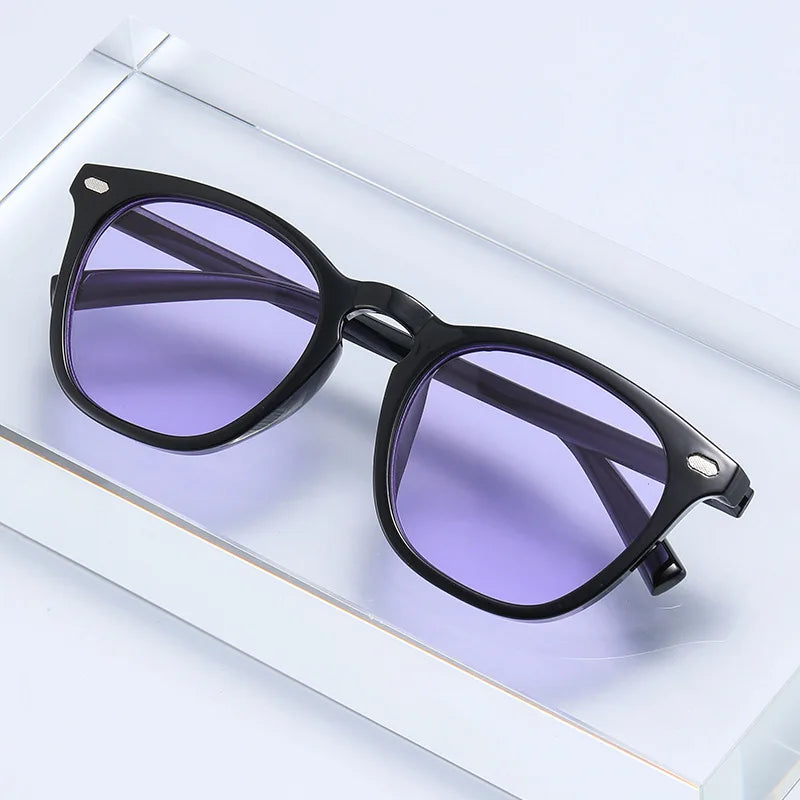 2PCS New Midai Personalized Round Polarized Car Sunglasses Fashion Sunglasses Sunglasses Sunglasses JH3023