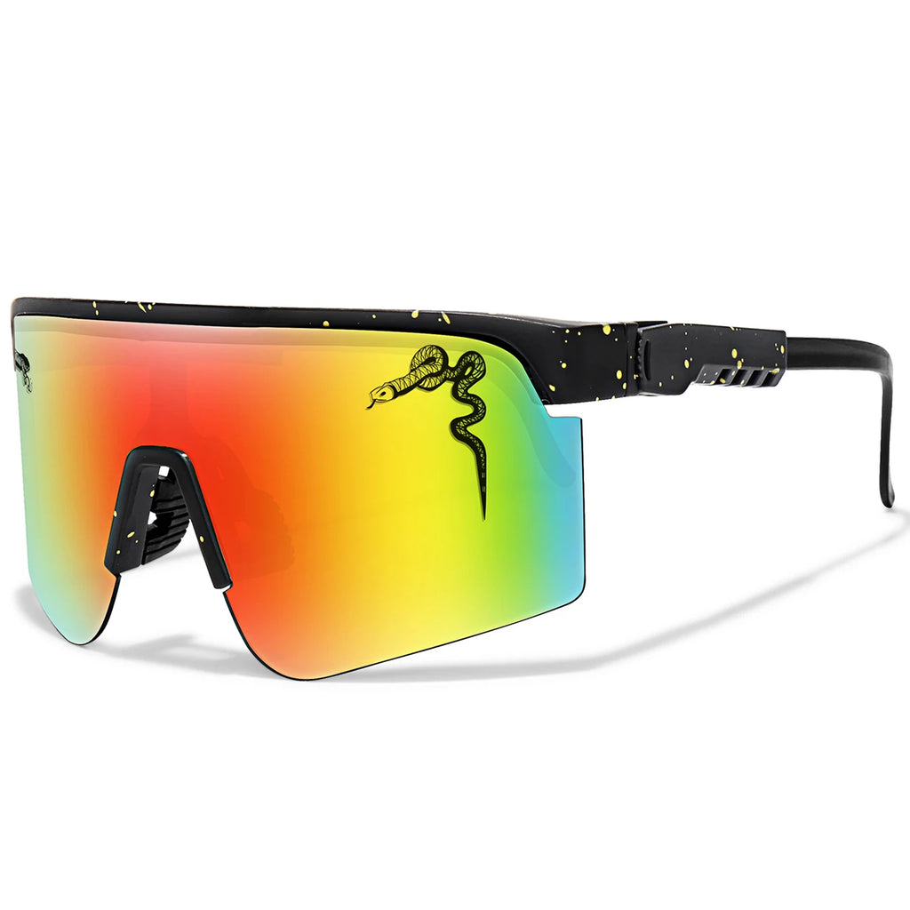 Men Women's Cycling Sunglasses  Large Lens Windproof UV400 Eyewear Outdoor Sports Running Climbing Bicycle Mtb Glasses