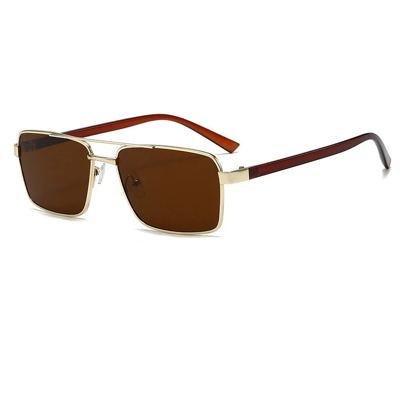 Square Sunglasses For Men Women Fashion Classic Retro Vintage Trend Design Brown Lens UV400 Sun Glasses Male Female Eyewear 2026