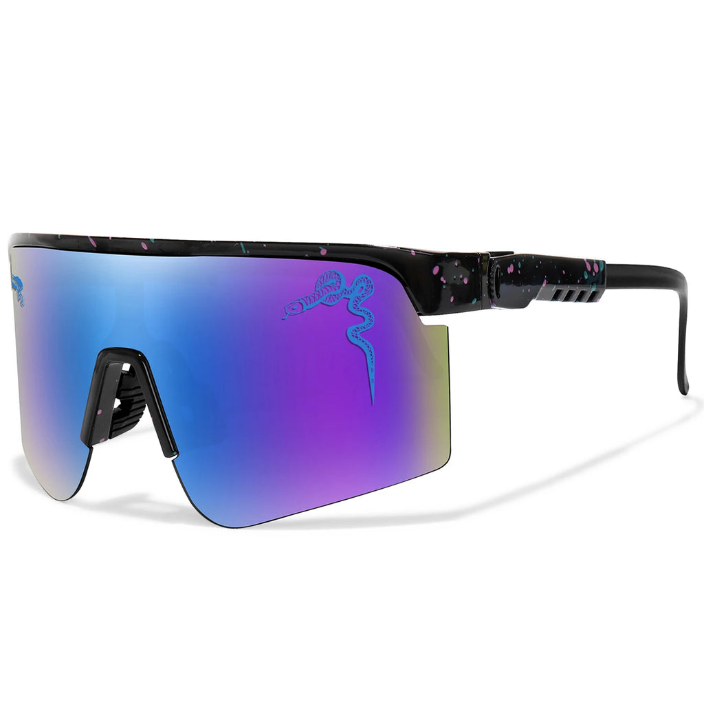 Men Women's Cycling Sunglasses  Large Lens Windproof UV400 Eyewear Outdoor Sports Running Climbing Bicycle Mtb Glasses