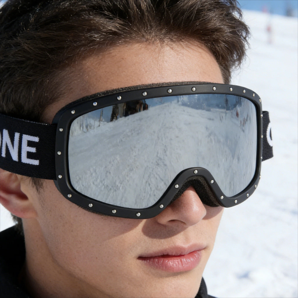Unisex Ski Goggles Anti Fog UV Protection Windproof Outdoor Sports Snow Skiing Eyewear with Adjustable Strap for Men Women